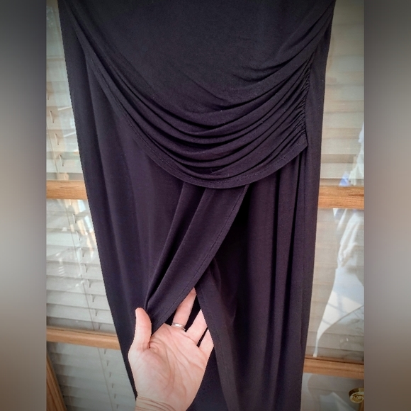 Brand New Spring 2016 CAbi Run Around Skirt 5052 Black Jersey Maxi Skirt, Medium - Picture 3 of 11